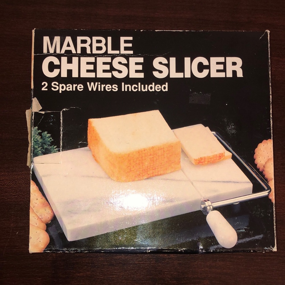 Fox Run Marble Cheese Board And Slicer